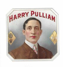 Antique Harry Pulliam Cigar Box Label Baseball National League President picture