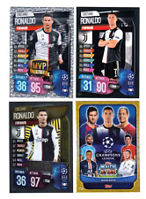 2019-20 x4 Topps Match Attax UCL Cristiano Ronaldo MVP Gold Limited UCL1 Juve picture