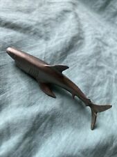 Vtg 1975 PEWTER Shark Large 6” Size Damaged Discounted picture