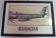 Eminem Hand Signed Autographed Custom Framed Kamikaze Lithograph 30 x 21 JSA COA picture