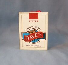 Vintage Dave's Brand Original Blend Cigarette Box Measuring Tape- 72 Inches EUC picture