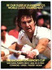 1983 Jimmy Connors Bacardi Governor's Cup Vintage Print Ad Photo San Juan Puerto picture