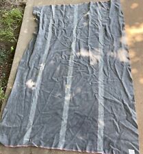 Vintage 1944 WWII Australian Military Wool Blanket 73” X 49” Labeled V155 picture