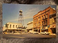 Vintage RPPC Postcard Placerville Bell Tower Main St Macs Jumbo Hangtown  Ca picture