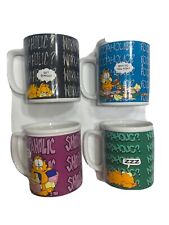 Garfield Coffee Mug Cup Set of 4 - 1978 - HARD TO FIND picture