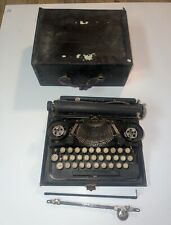 Vintage Underwood Standard Portable 4 Bank Typewriter with Case - Parts / Repair picture