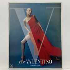 1994 Very Valentino Couture Print Ad Sexy Woman Leg Red Dress Fashion Shoes Art picture