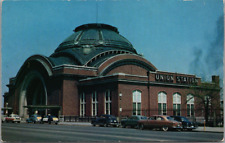 c1940's Union Station Tacoma Washington Taxis Cars US District Courthouse UNP picture