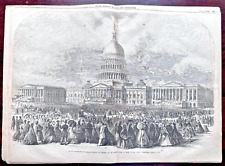 MARCH 18, 1865 FRANK LESLIE'S ILLUSTRATED NEWSPAPER, LINCOLN'S 2ND INAUGURATION picture