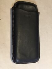 Vintage Used Coach Black Soft Leather Cigar Holder Holds Three 3 picture