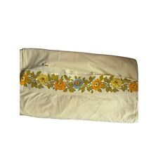 Vintage 1970's Percale Flat Sheet Mohawk Full size picture