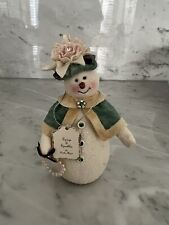 Heather Myers Victorian Vintage Snowman Figurine  picture