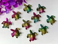 Wholesale Lot 10 PCs  Bismuth Turtle 🐢 Crystal Healing Energy picture