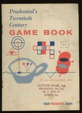 1959 PRUDENTIAL INSURANCE ADVERTISING GAME BOOK CLIFTON SAMS ALBION ILL. 19-20 picture