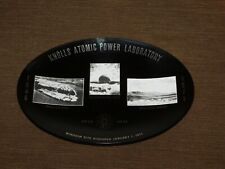 VINTAGE 1946 1971 KNOLLS ATOMIC POWER LABORATORY GLASS PICTURES TRAY DISH picture