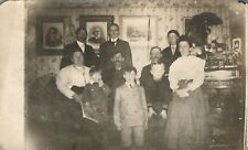 1909 Family Real Photo Postcard picture