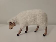 2005 Members Mark Nativity Sam's Club Sheep Porcelain Fur Lamb Standing picture