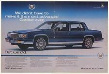 1985 Cadillac Fleetwood Most Advanced Ever Double-Page Ad picture
