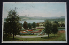 Stockbridge Bowl from Shadowbrook postcard MA Mass pmk 1912 Phostint picture