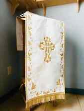 Analogian cover for Orthodox Church, white lilies picture