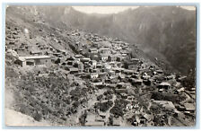 Andean Village South America RPPC Photo Postcard Buildings Rivas Photo picture