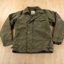 vtg deck jacket cold weather permeable type A2 miltary SMALL army sherpa e picture