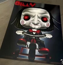 Saw Horror Movie Billy funko Style print picture