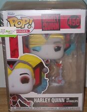Funko POP Heroes: Harley Quinn- Harley Quinn on Apokolips #450 (Pop Protector)  picture