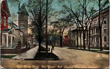 FORT WAYNE IN - West Berry Street Looking West From Webster Ft. Wayne Postcard picture