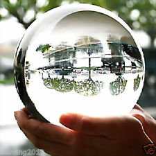 VERY BEAUTIFUL  ASIAN QUARTZ Clear Crystal Ball Sphere 100mm +stand  picture