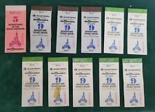 Lot of 11 Vintage Disneyland Tickets and Books picture