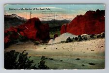 CO-Colorado, Gateway Of The Garden Of The Gods, Antique Vintage c1915 Postcard picture