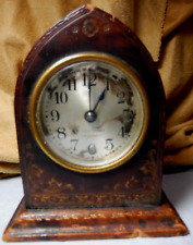 Seth Thomas 4 Jewels Cathedral Mantle small clock Wood 5