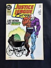 JUSTICE LEAGUE EUROPE #12 Ungraded DC COMIC BOOK March 1990 picture