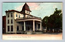 Petoskey MI-Michigan, Cushman House, Antique, Souvenir Vintage c1907 Postcard picture