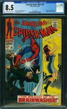 AMAZING SPIDER-MAN #59 CGC 8.5 MARVEL COMICS 1968 - FIRST MARY JANE WATSON COVER picture