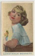 Constance Bennett 1939 Rothmans Beauties of the Cinema Tobacco Card - Film Star picture