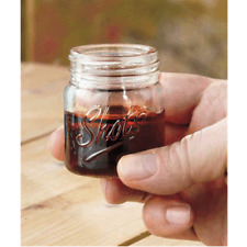 1 Pc Shot Glass Mini Mason 3 Oz Jar Mug Drinking Moonshine Whiskey Party Shooter picture