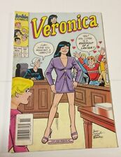 Vintage VERONICA #105 F-VF Newsstand Mini-Skirt Lawyer Cover DeCarlo Archie 2000 picture