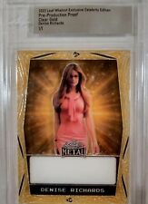 2023 LEAF WHATNOT PRE-PRODUCTION PROOF CLEAR GOLD DENISE RICHARDS 1/1 picture