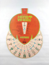 Vintage Dr. Goddard's Herb Wheel Planting Guide, 1966 picture