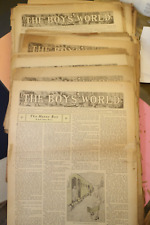 The Boys World Antique Weekly Newspaper Magazine  1911-1915 picture