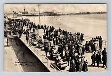 Atlantic City NJ-New Jersey, Boardwalk, Youngs Pier, c1907 Vintage Postcard picture