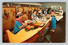 Honolulu HI-Hawaii, Luncheon At Kona Inn c1960 Vintage Souvenir Postcard picture