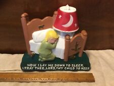 Vintage 1950s “Now I Lay Me Down to Sleep” Child’s Wall Mount Night Light-Works picture