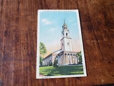 Vintage Linen Postcard Emory University Glenn Memorial Church Bx1-9 picture