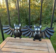 VTG Spearhead 1994 Blink Light-Up Eyes Hanging Black Bats 90s Halloween WORKS picture