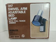 New Vintage Mobilite Swivel Arm Adjustable Bed Lamp Full Range Dimmer Model 317  picture