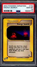 PSA 10 Energy Search 2002 Pokemon Card 153/165 Expedition picture