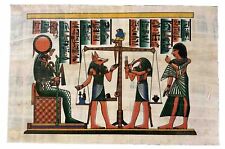 *Handmade Egyptian papyrus* Judgment Day* 8x12” picture